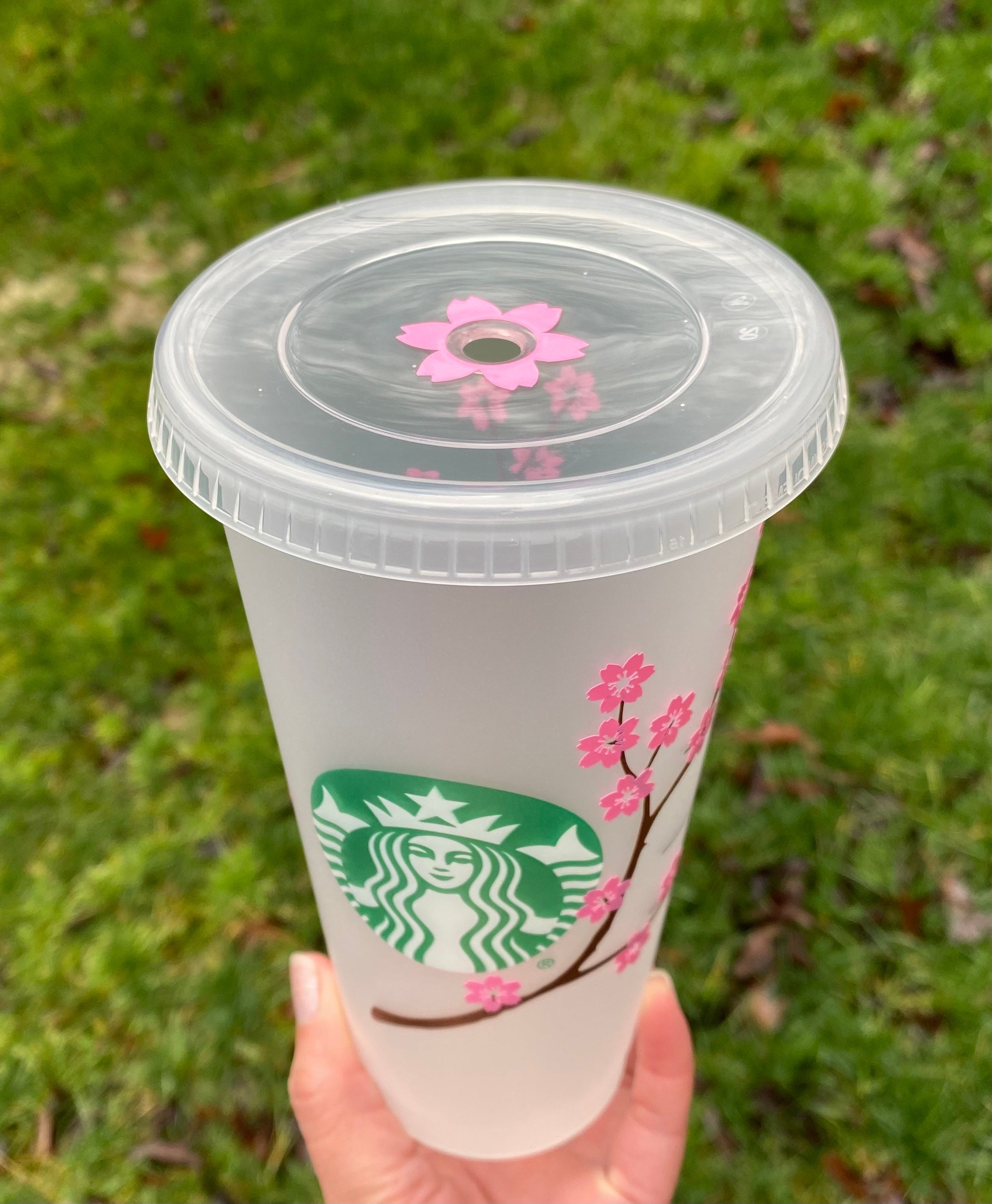 Cherry Blossoms Starbucks Reusable Cup con envío gratuito Etsy