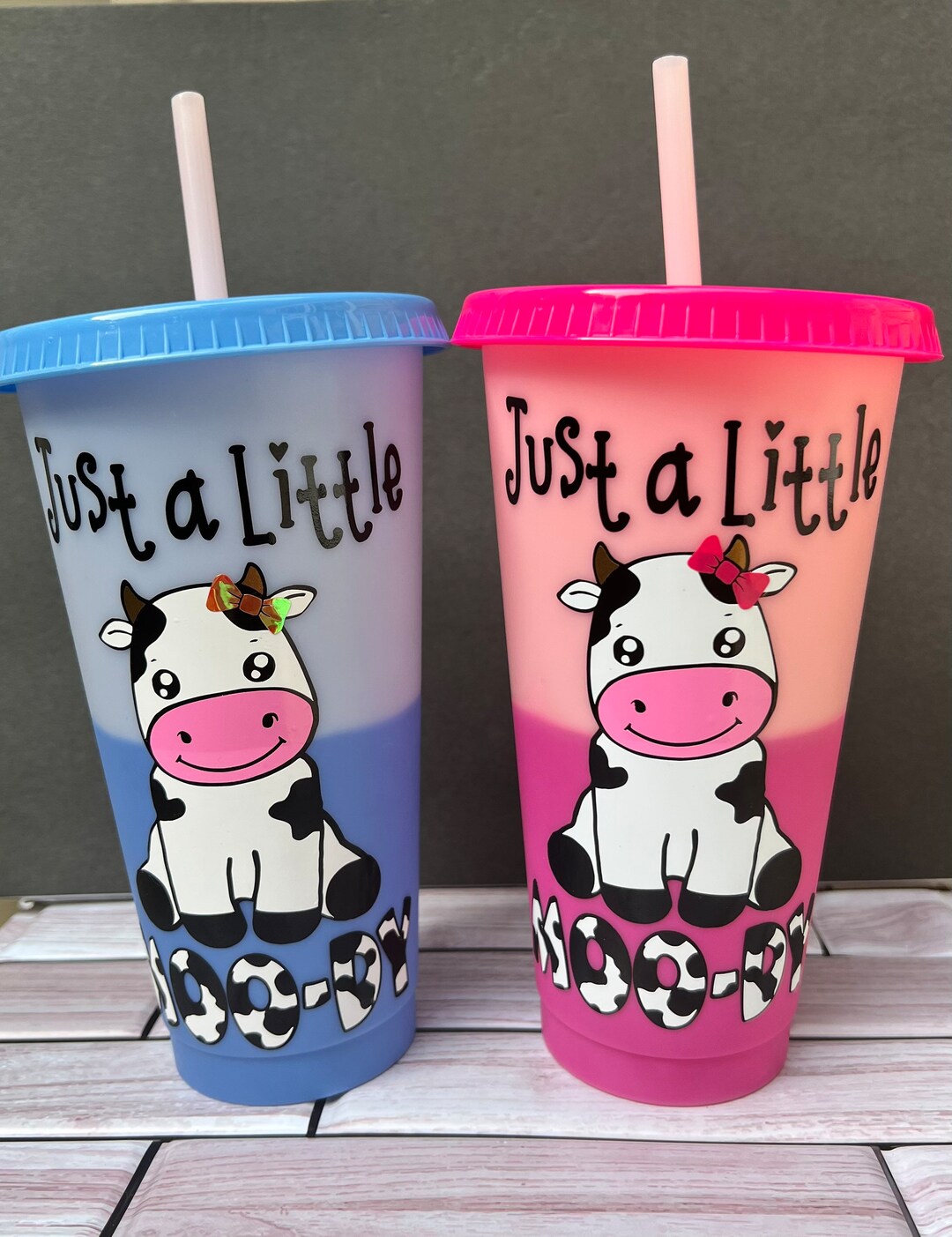 Cow Cup, Cow Print Cup, Just a Little Moody, Moo Cup, Cow, Custom Cow