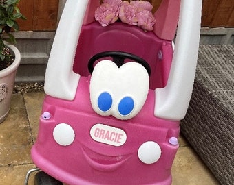 Little Tikes Front Number Plate - 3D Printed personalised - for Cozy Coupe Car