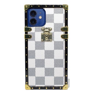 White Checkered Louis Vuitton Case - Etsy