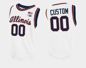 fighting illini throwback basketball jersey