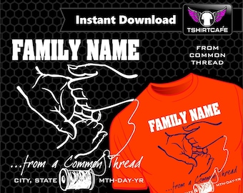 Familientreffen Shirt SVG Vorlage: Modernes Design (Digitaler Download)