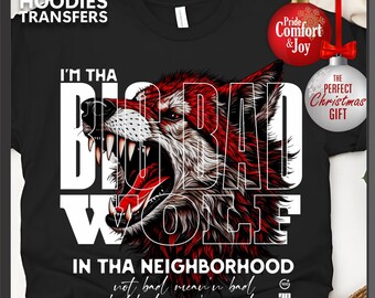 Big Bad Wolf T-Shirt: Graphic Novelty Print