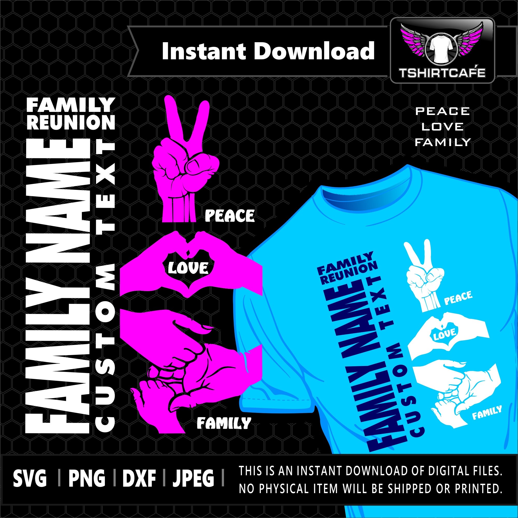 Free Free 135 Peace Love Family Svg SVG PNG EPS DXF File