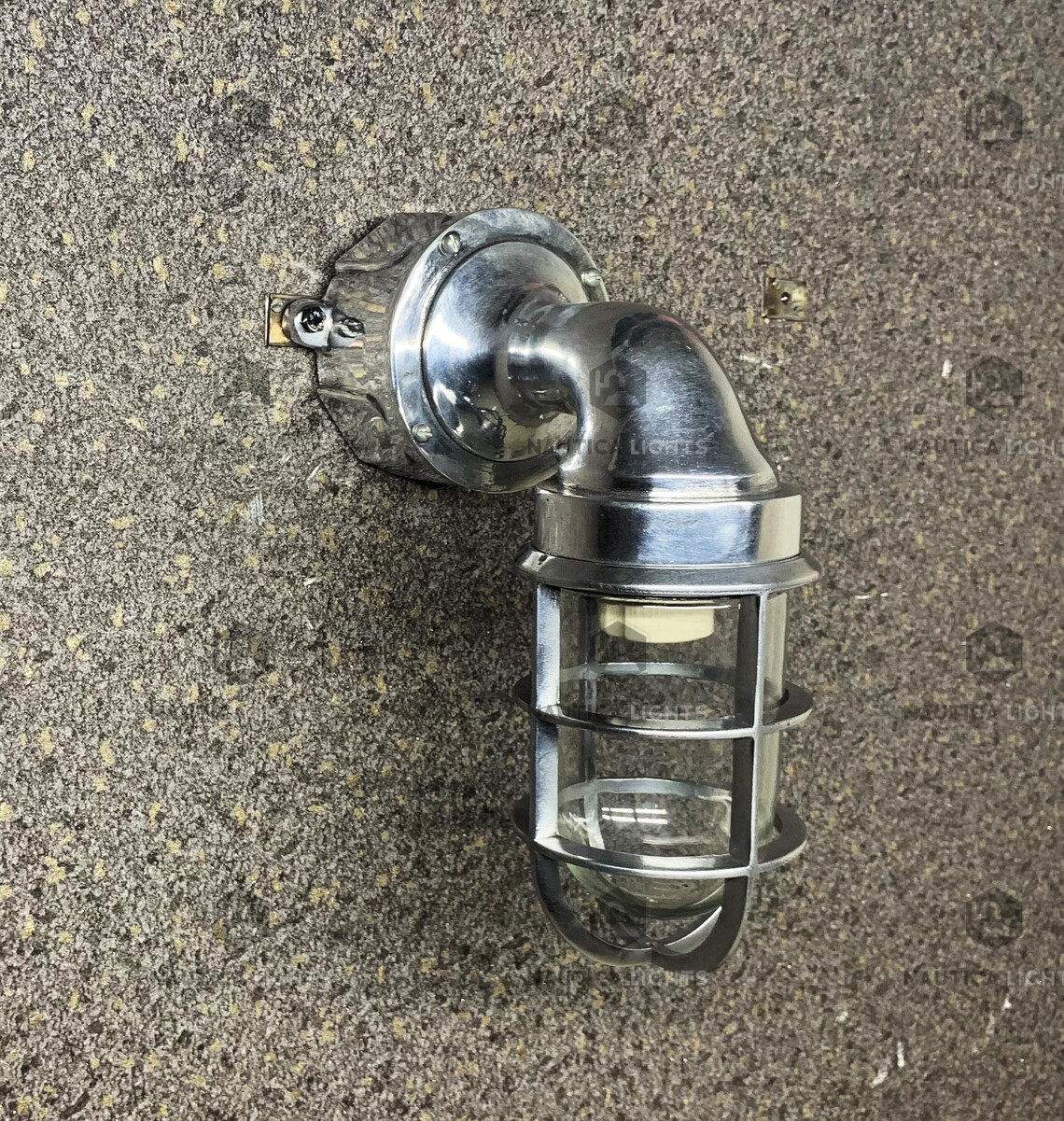 Aluminum American Wall Light Fixture Junction Box 2 Piece Etsy