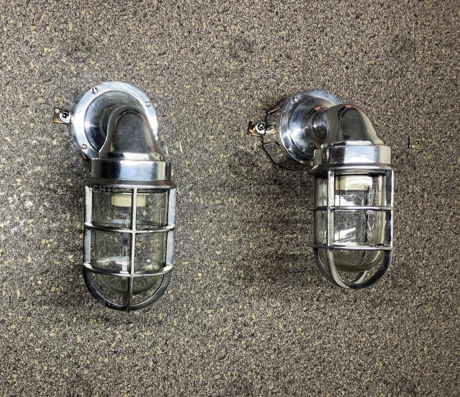 Aluminum American Wall Light Fixture Junction Box 2 Piece Etsy