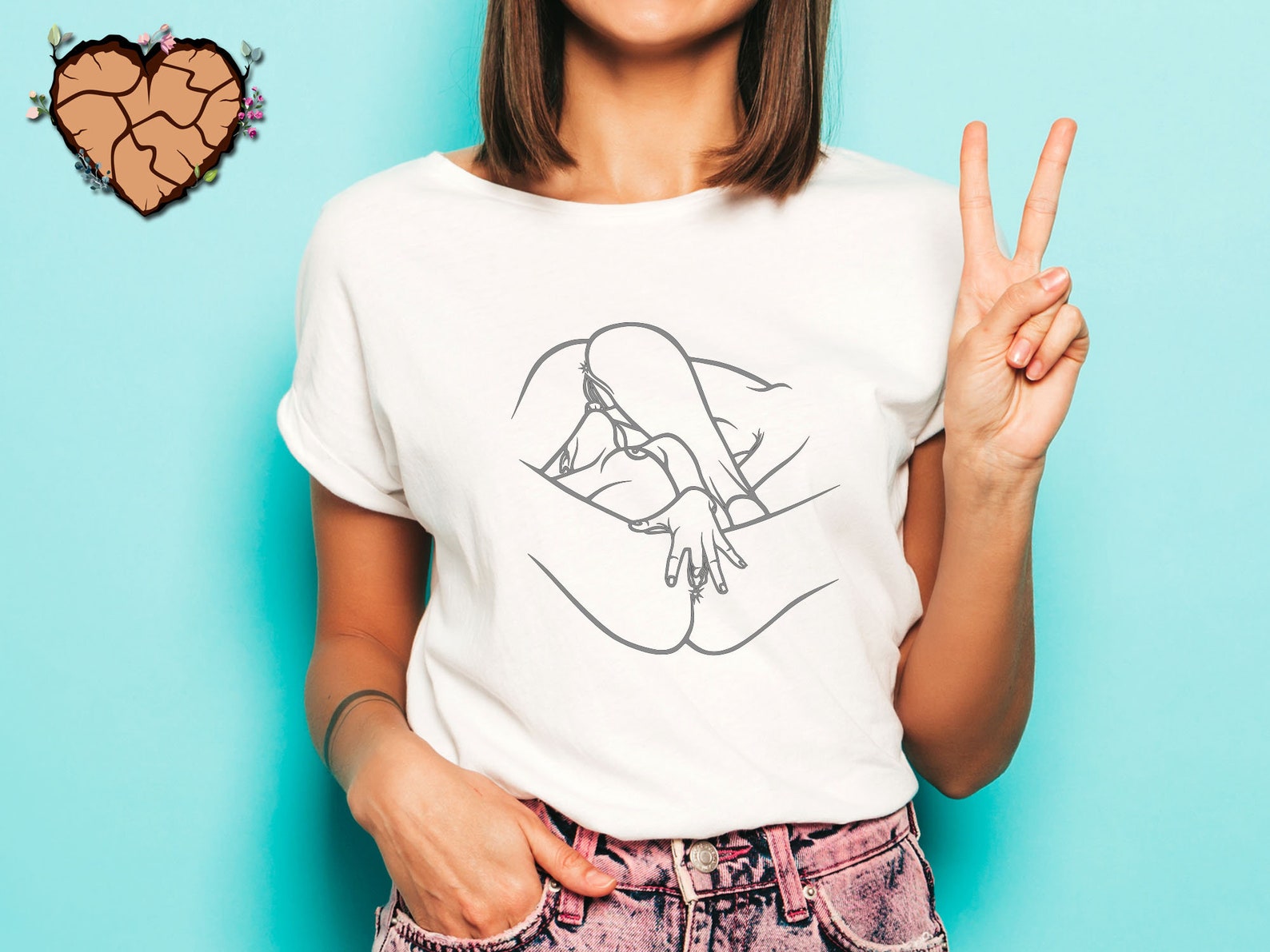 Lesbian Oral Sex Art Nude Lesbian Girl Have Sex Erotic - Etsy Australia