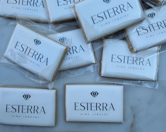 48HR turnaround/ Corporate logo cookies/one dozen/ kosher Star K