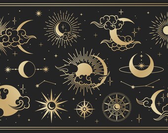 Celestial Clipart Etsy Celestial Clipart Etsy
