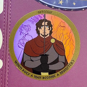 Odysseus Sticker, The Odyssey Sticker, Epic The Musical Sticker