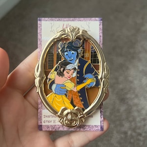 Beauty and the Beast of Arcadia, a Trollhunters Fantasy Enamel Pin