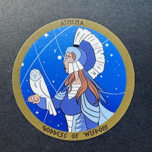 Athena Sticker, The Odyssey Sticker, Epic The Musical Sticker