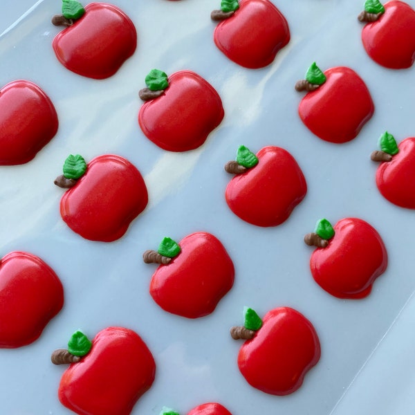 24 Royal Icing Apples