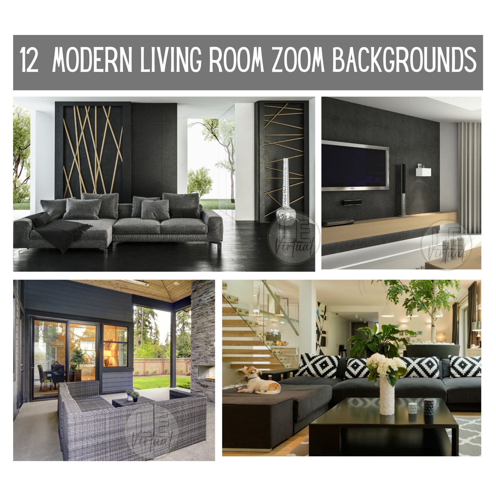 Neutral Zoom Background