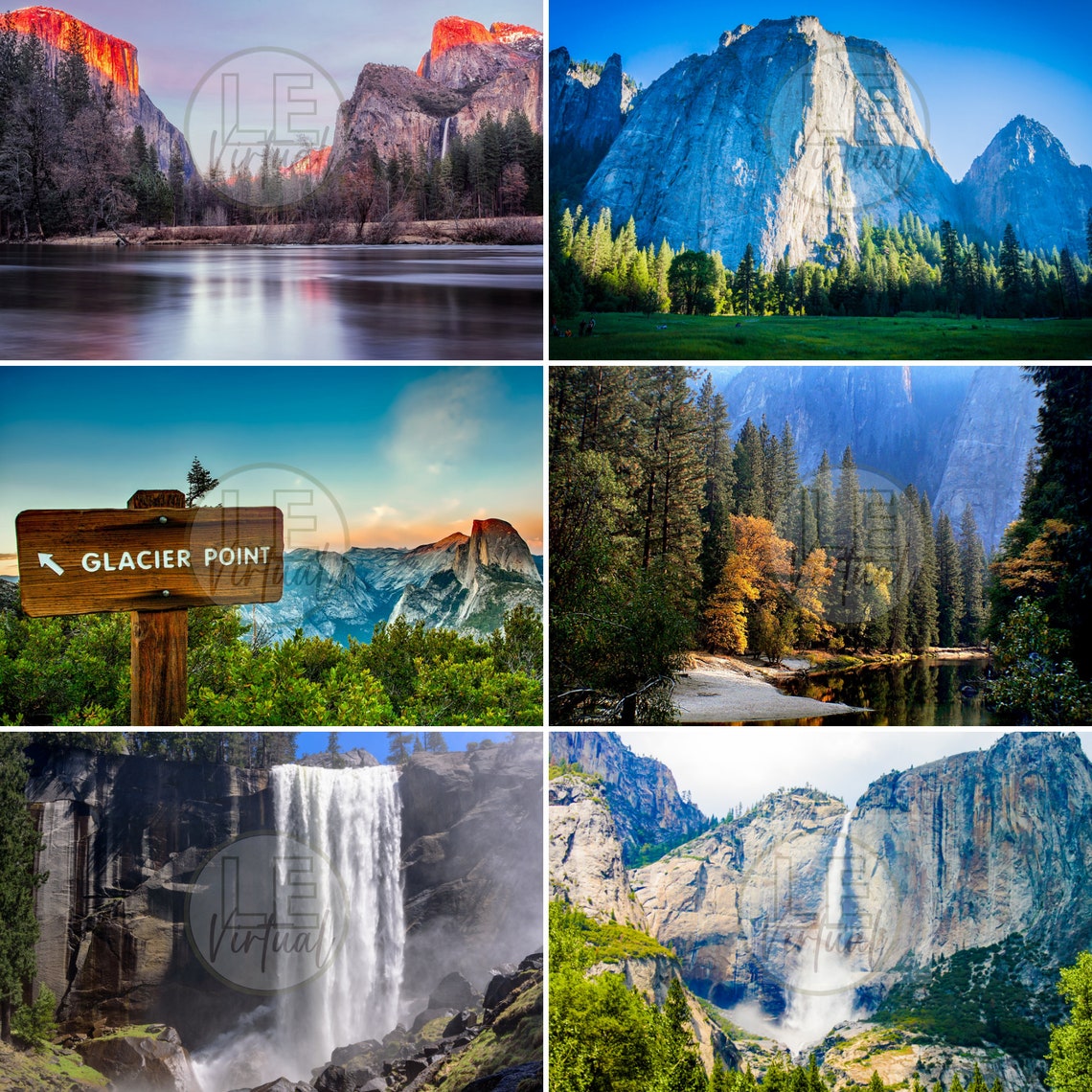 12 YOSEMITE NATIONAL PARK Zoom BackgroundsZoom Meeting Etsy
