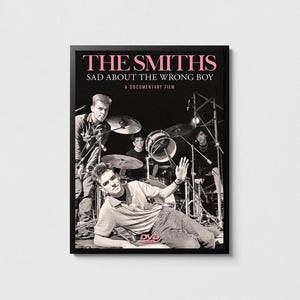Póster de The Smiths: "Triste por el chico equivocado", decoración de pared musical, arte musical de los 80