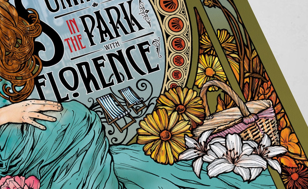 アート・デザイン・音楽 THE ART OF FLORENCE Florence and the Machine Poster: Art Nouveau Indie Music Decor - Etsy