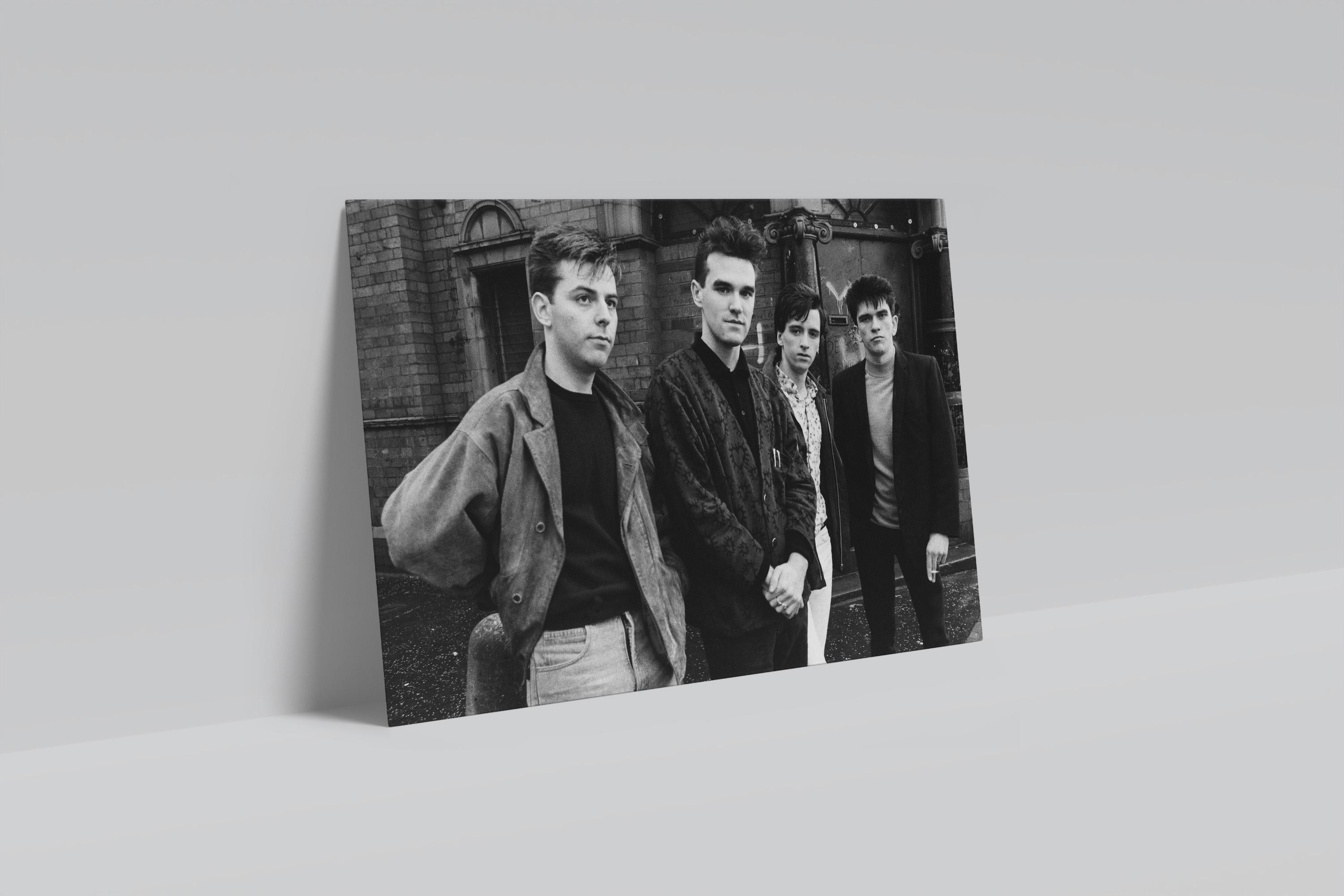The Smiths Poster - Black and White Horizontal Print, Music Wall