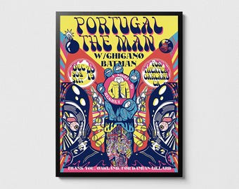 Portugal the Man Poster: Fox Theater Oakland Concert Print - Etsy