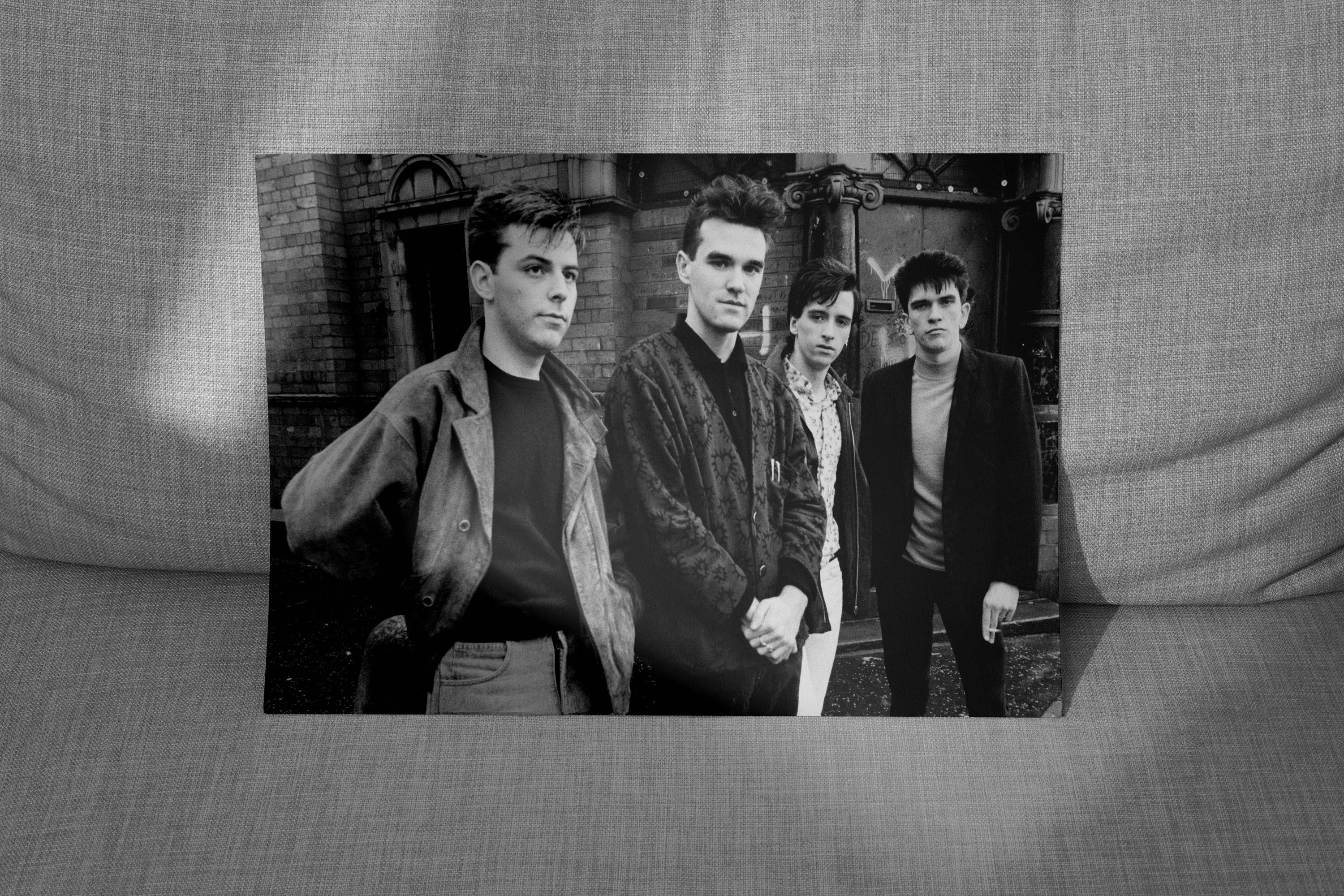 The Smiths Poster - Black and White Horizontal Print, Music Wall