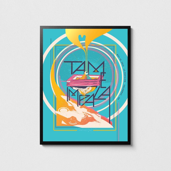 Tame Impala Poster Tour Etsy