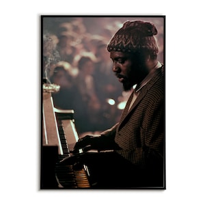 Poster di Thelonious Monk, stampa di Thelonious Monk, i migliori artisti jazz di tutti i tempi, poster jazz, arte classica jazz