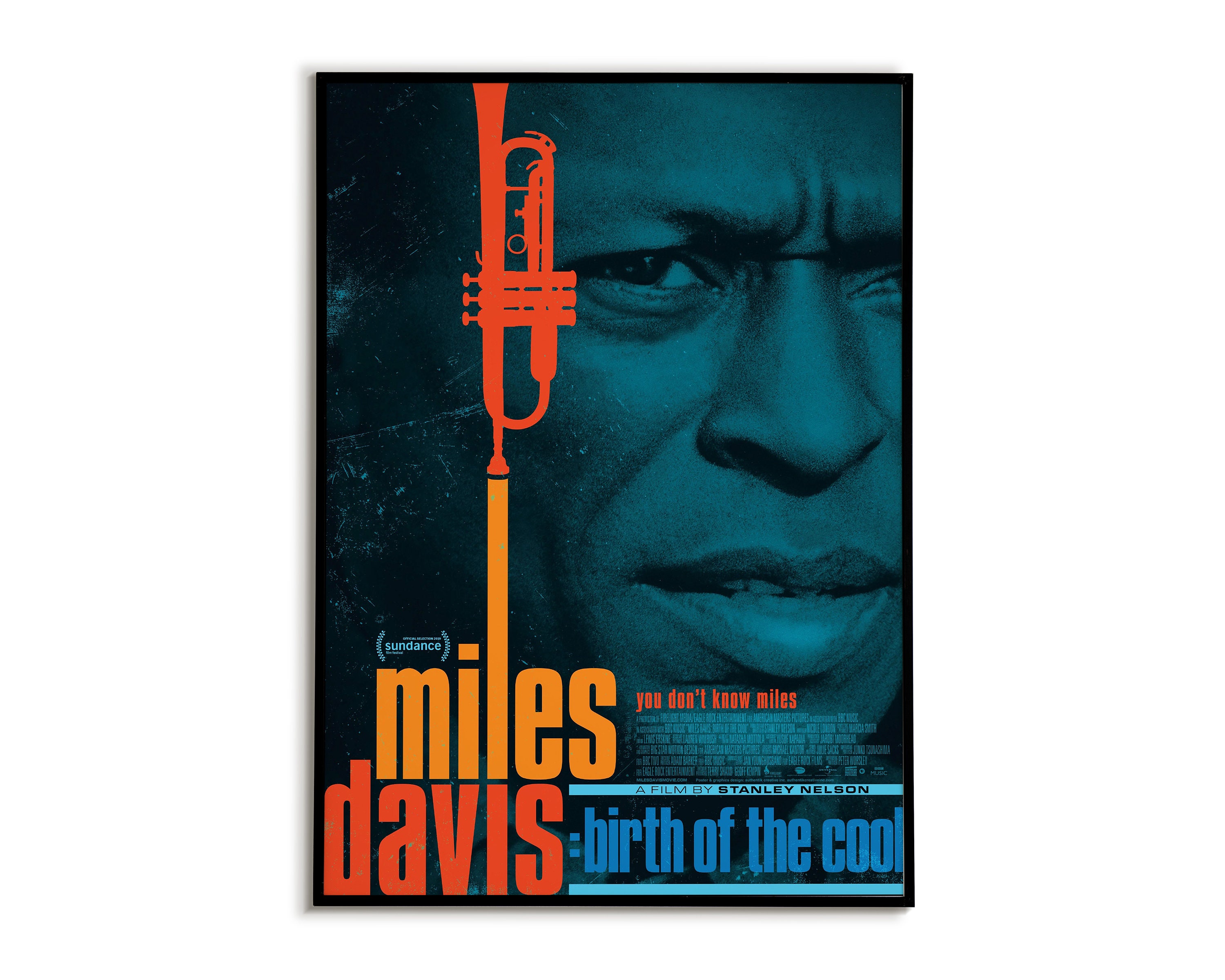 Miles Davis 'birth of The' Film Poster, Jazz Art Print - Etsy