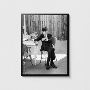 Póster de Leonard Cohen, lámina de Leonard Cohen, póster de los Grandes Músicos, póster de música retro, decoración de pared musical, póster en blanco y negro