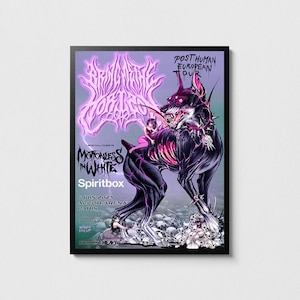 Póster Bring Me the Horizon, arte mural musical, arte BNTH, pósters de rock
