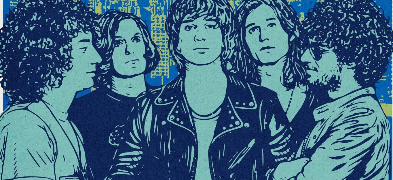 The Strokes 2002 Tour Poster, The Strokes Art, The Strokes Tour Poster
