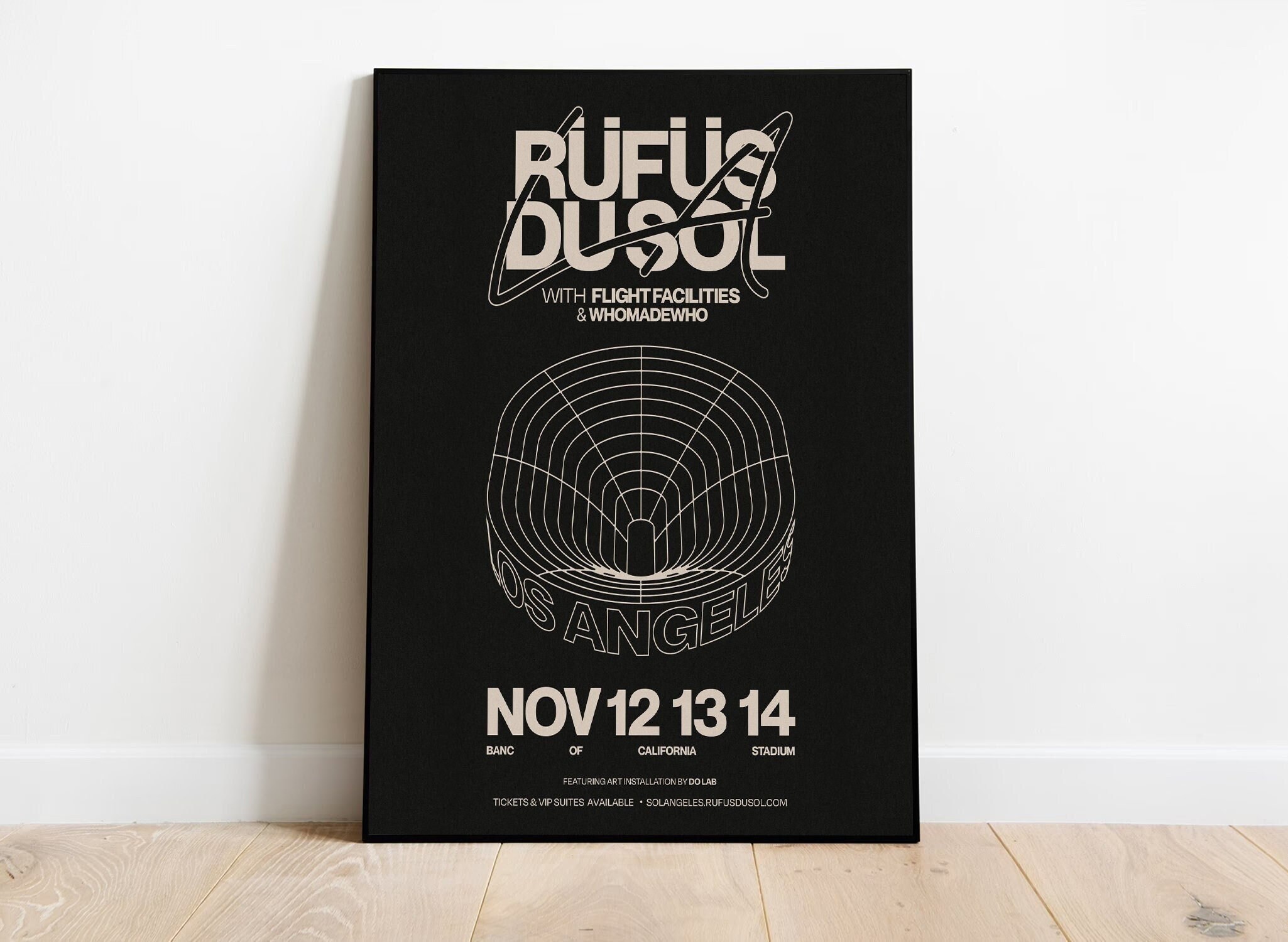rufus du sol joshua tree poster