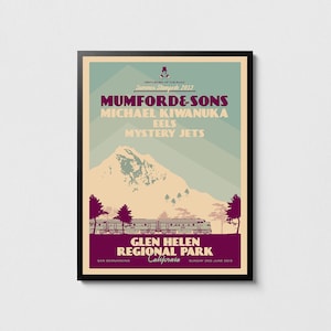 Mumford & Sons Concert Poster: Gentlemen of the Road 2013