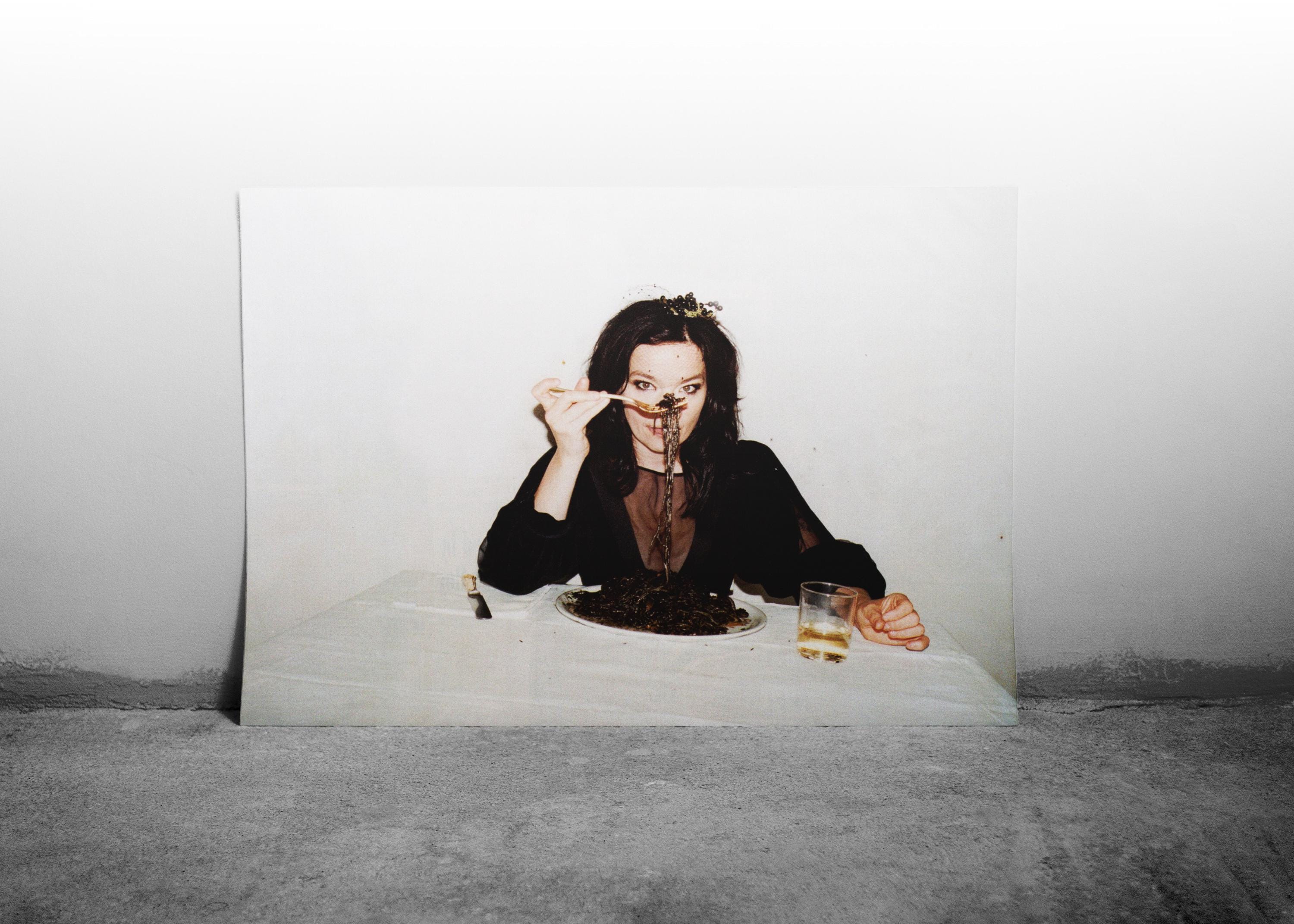 Björk Spaghetti Poster: Surreal Music Wall Art - Etsy