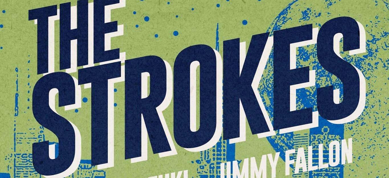The Strokes 2002 Tour Poster, The Strokes Art, The Strokes Tour Poster