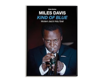 Póster de Miles Davis - Kind of Blue, decoración de pared de jazz, para la habitación de los amantes del jazz.