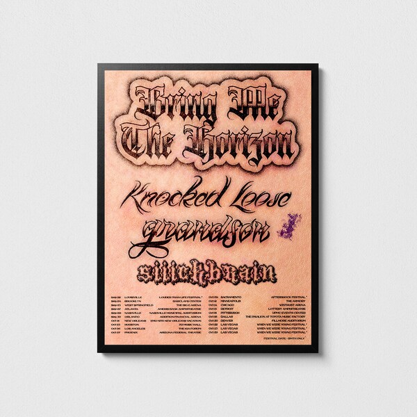 Bring Me the Horizon Poster Etsy