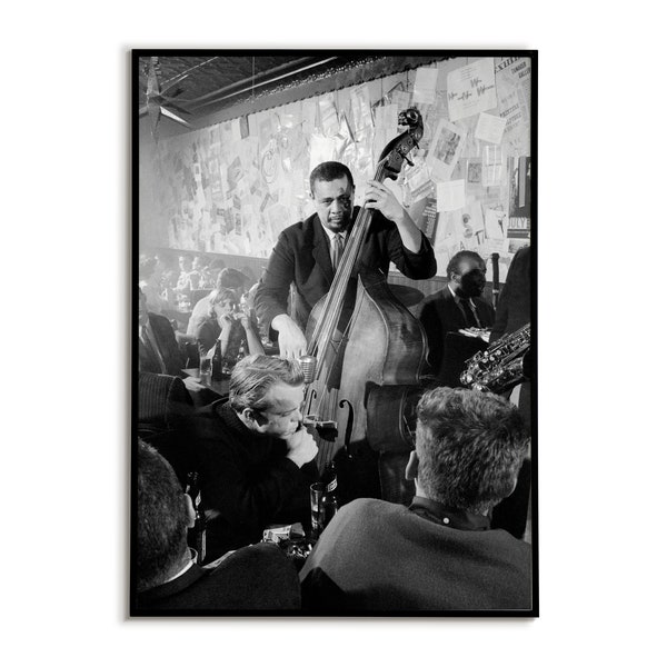 Charles Mingus Jazz Poster: Vintage Music Room Decor