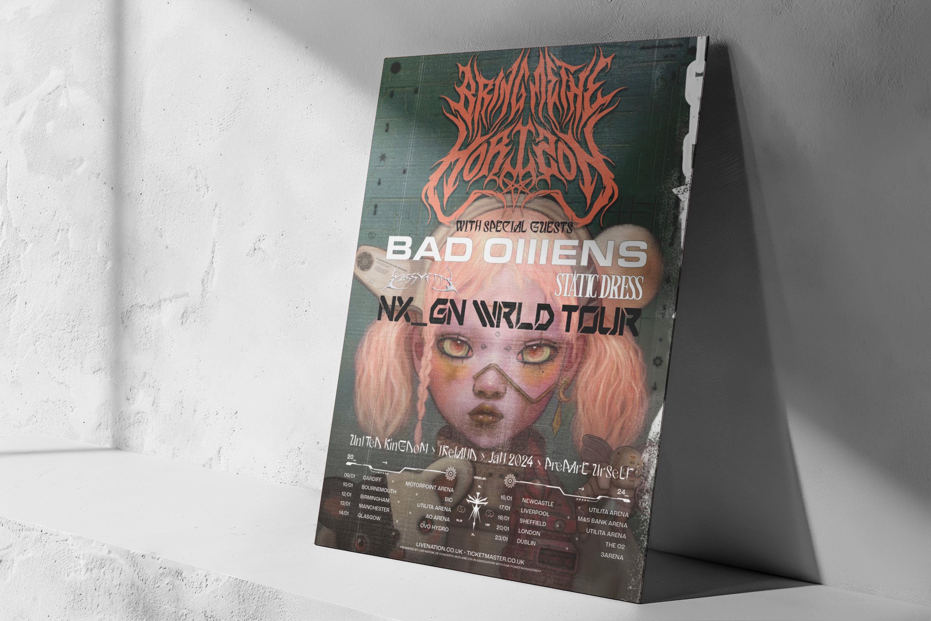 Bring Me the Horizon Poster: NX_GN World Tour Art Print - Etsy