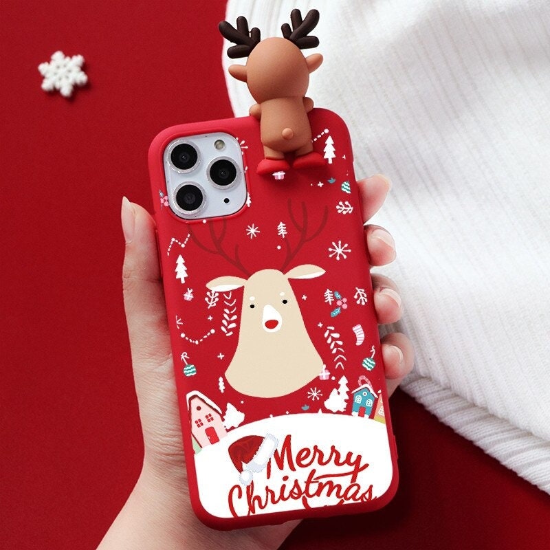 Merry Christmas Phone Case Christmas for Variety of Iphone Etsy UK