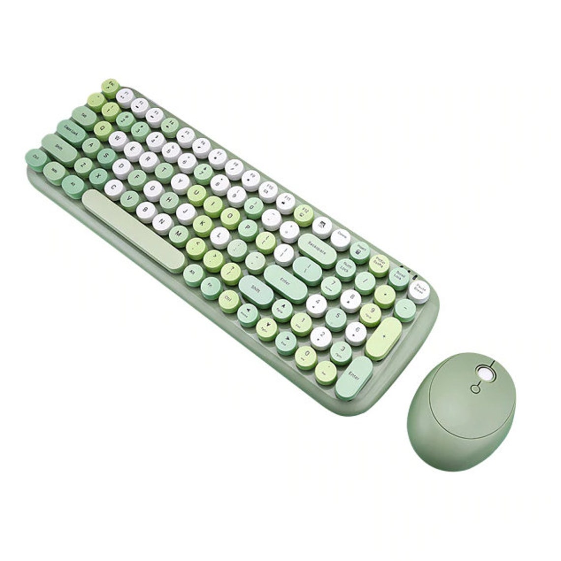 Wireless Bluetooth Keyboard Mouse Gaming Keyboard Pastel Etsy