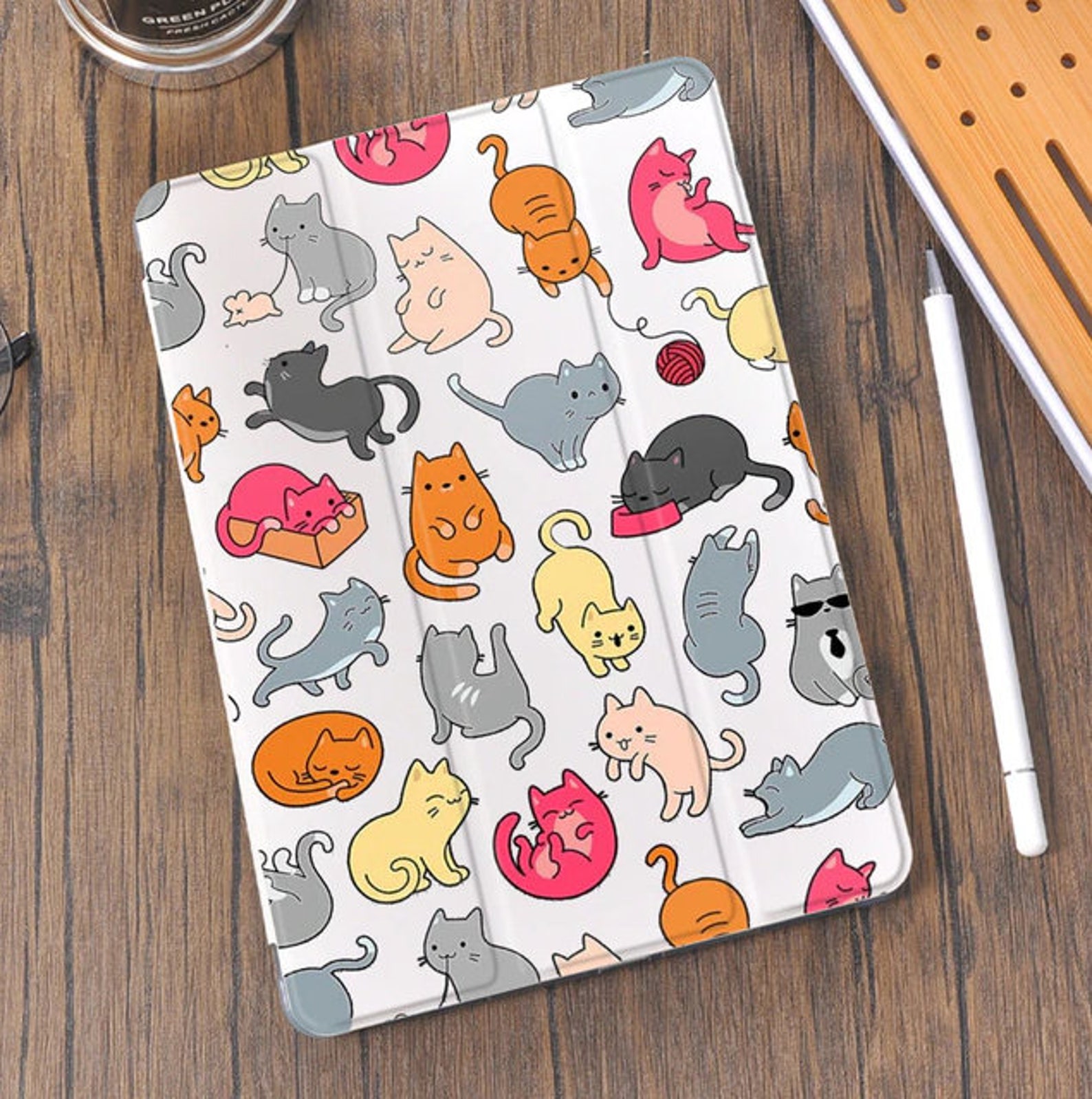 Cute Cartoon iPad Case Kawaii iPad Case For iPad 7th 8th Etsy
