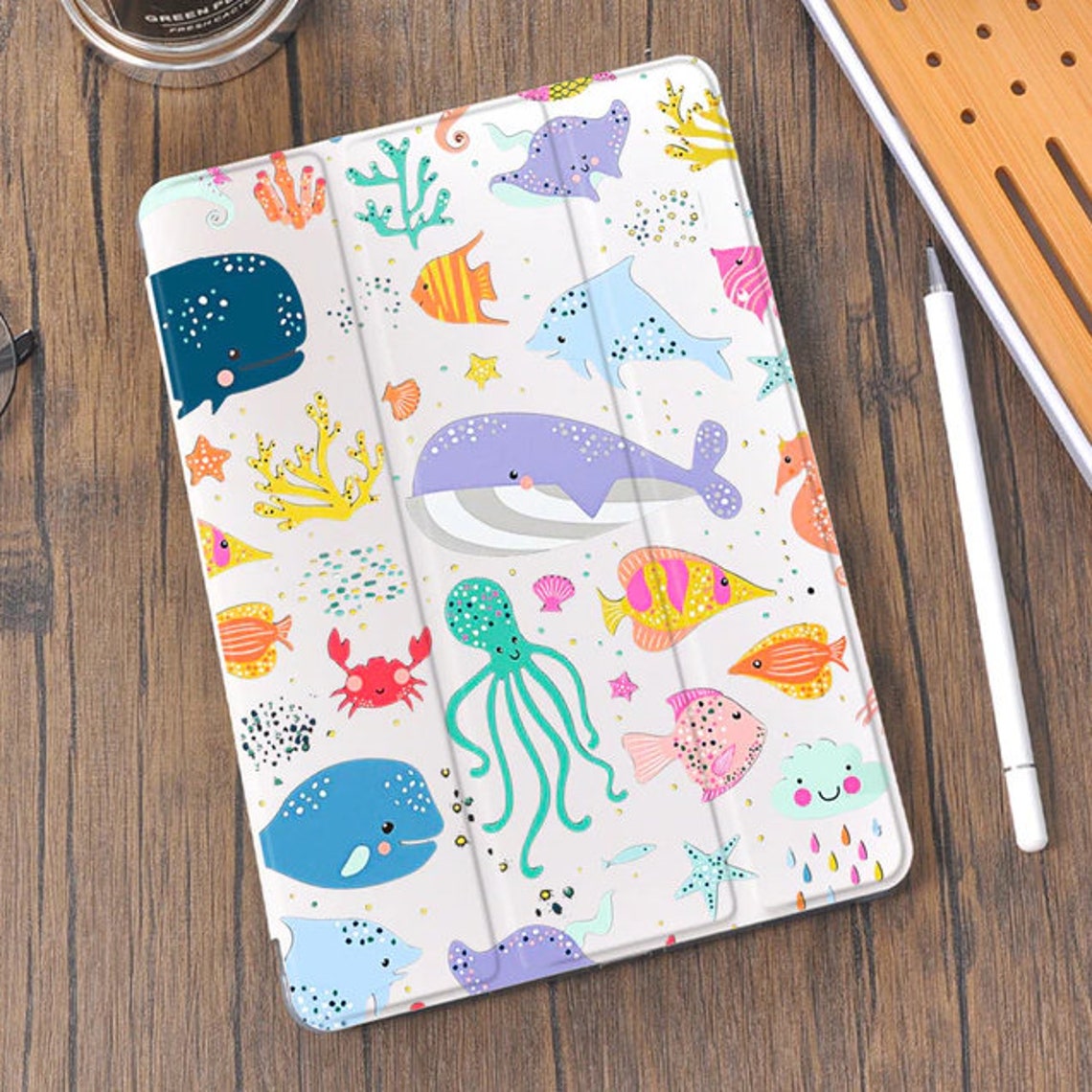 Cute Cartoon iPad Case Kawaii iPad Case For iPad 7th 8th Etsy