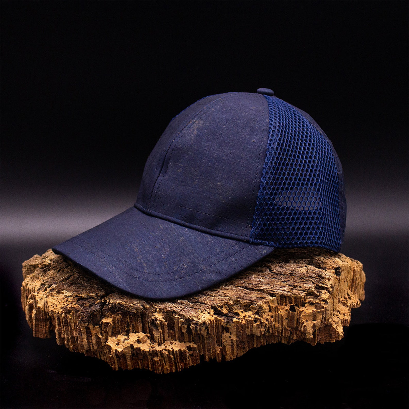 Men's Cap Blue Cork & Mesh Cork Caps Men's Cap Etsy