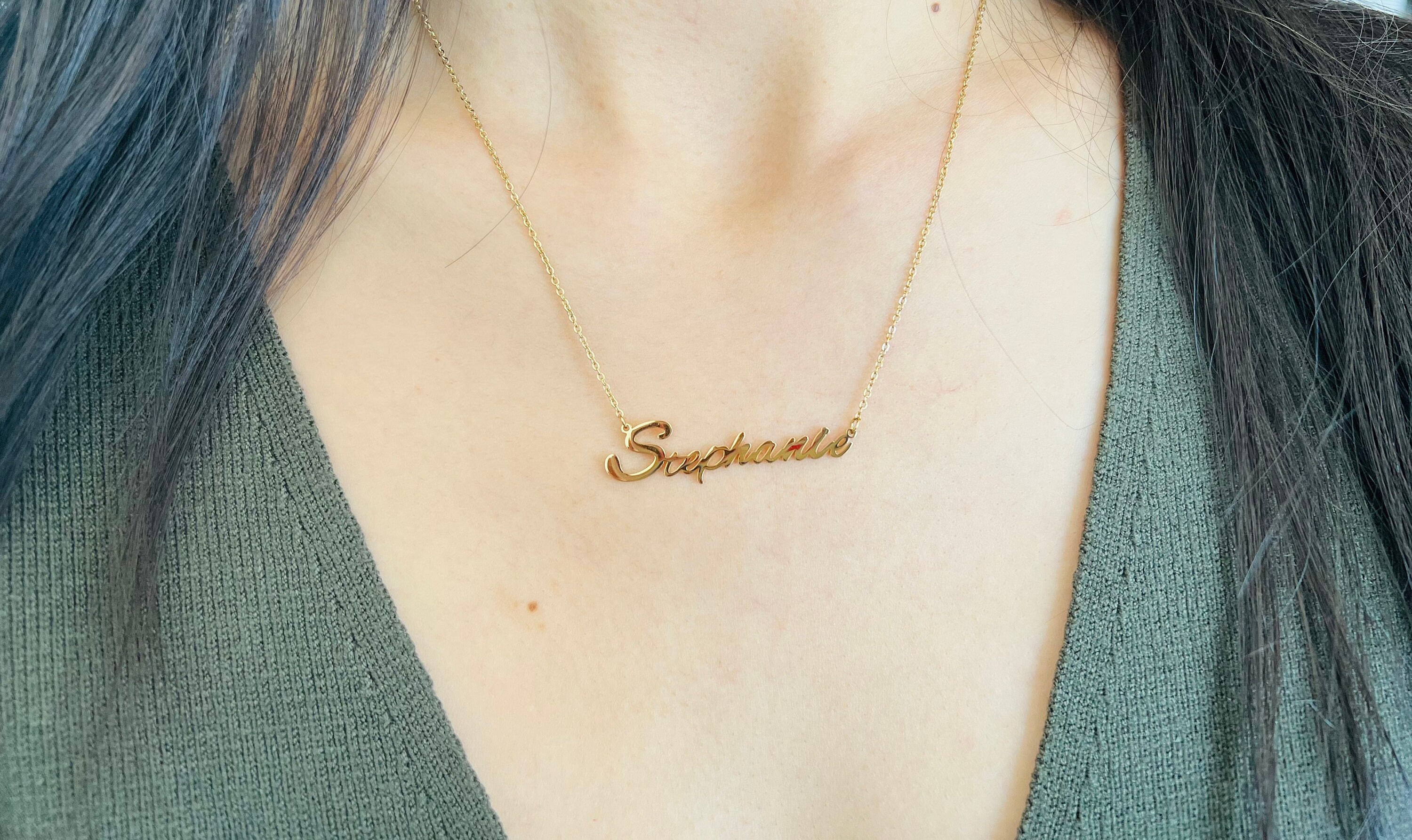 Customized Name Necklace Dainty Name 