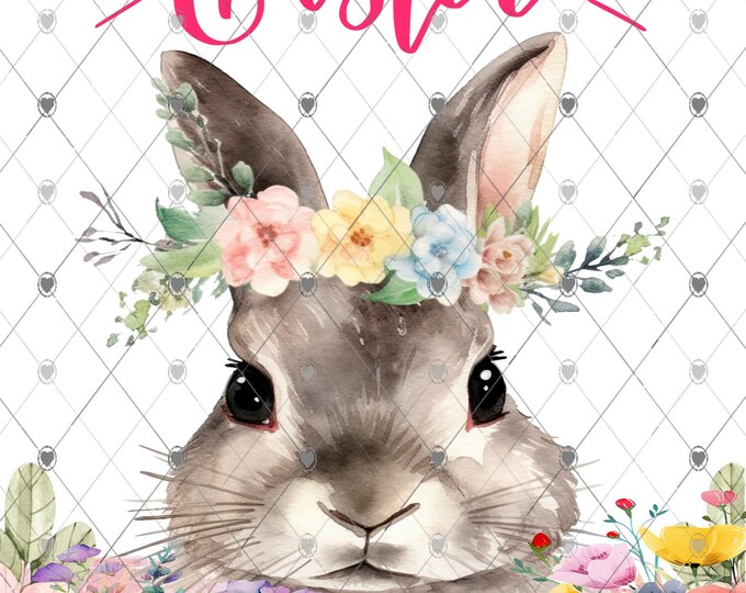 Happy Easter, Bunny Garden Flag sublimation print, design, Png, digital download, garden flag