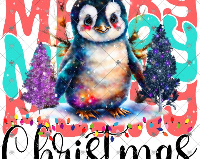 Merry Christmas Cute, Festive Penguin, Christmas Download, Shirt Design, Png, digital download, png, sign png