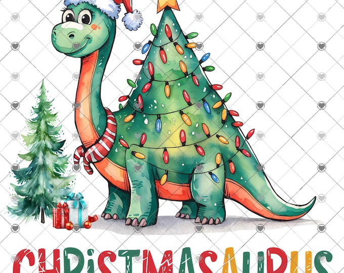 Christmasaurus , Christmas Dinosaur Download, kids shirt,  Shirt Design, Png, digital download, png file
