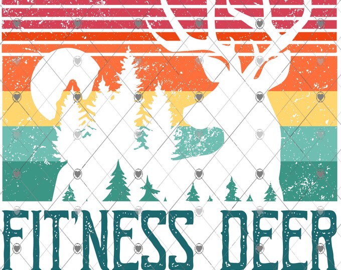 I'm in to fitness, Fit'ness this deer in my freezer, man's png, Father's Day png design, shirt design, digital download, Png file
