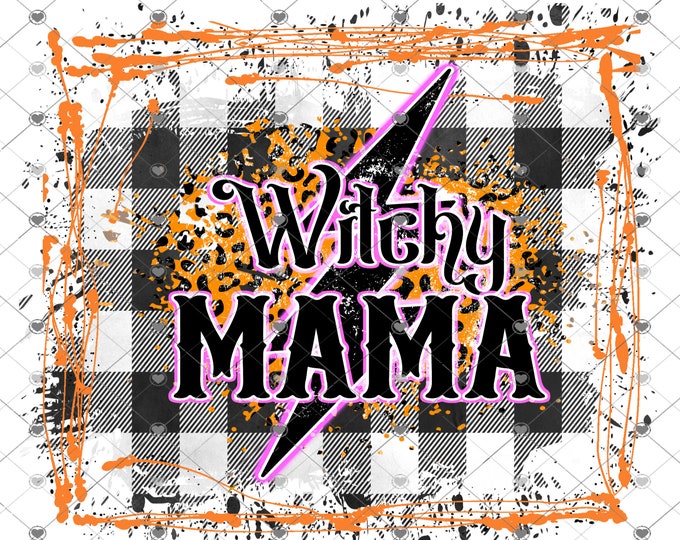 Witchy Mama Halloween design, digital download, png file, fall design, shirt design, welcome sign,  png