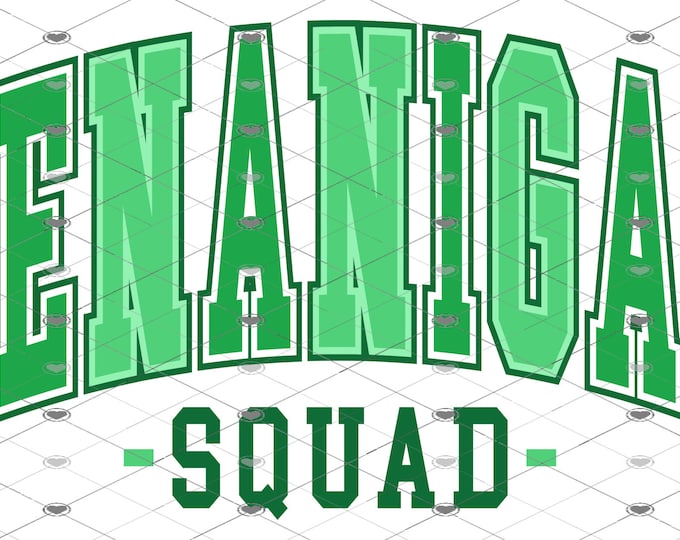 Shenanigans squad, St. Patrick's Day shirt Png, download, digital download